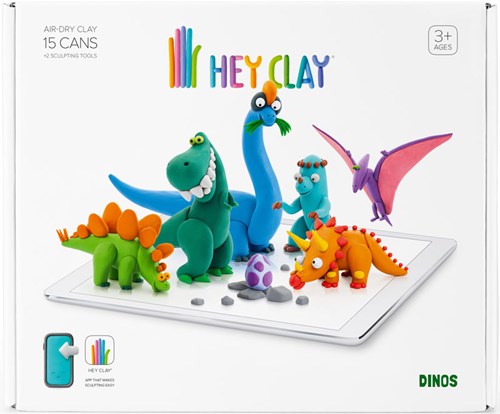 Tomy Knetspielzeug HEY CLAY Dinosaurier Set kreatives Basteln