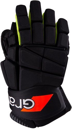 Grays Hockeyhandschuh Sport Linestopper schwarz gelb - Größe Small - links