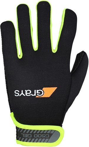 Grays Hockeyhandschuhe G500 Gel Glove - Schwarz Fluo Gelb Größe M