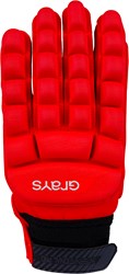 Grays Hockeyhandschuh International Pro Fluo Rot - Größe LH - 2XS - Sport