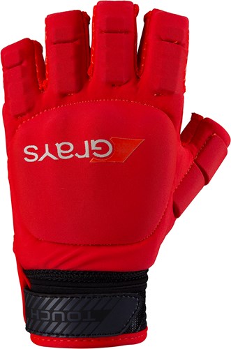 Grays Hockeyhandschuh Fluo Rot - links - Größe Large - Sportzubehör