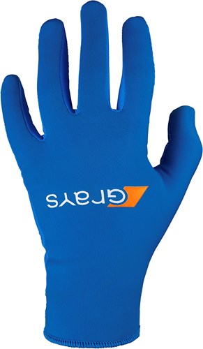 Grays Hockeyhandschuhe Skinful Pro - Hockey - Blau Rot - Größe Small
