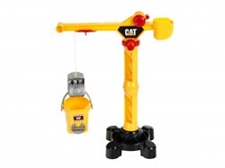 Klein Baukran Spielzeug Cat - Kran 42,5cm gelb - Kran für Kinder