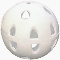 Eurohoc Hockeyball Hallenhockey weiß Kunststoff 7 cm - Hockeyball