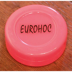 Eurohoc Hockeypuck pink - Kunststoff Hockey Puck für Uni-Hockey