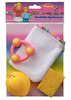 Heless Puppenbadset Badzubehör mit Accessoires für Babypuppen