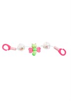 Heless Puppenwagen Rasselkette rosa Kunststoff Spielzeug