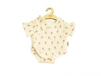 Hollie Puppenstrampler Baumwolle beige ajour für Gordi Puppen 34-36 cm-2