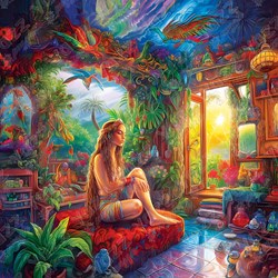 Yazz Puzzle Home in Heaven - 1023 Teile Legespiel Multicolor