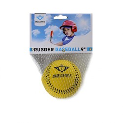 Baseball 9' Gummi 3ass.Kl Netz
