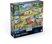 House of Puzzles Puzzle Happy Holidays 1000 Teile rustikale Landschaft-2
