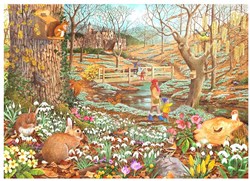 HOP - House of Puzzles XXL Pieces - Snowdrop Walk -  Teile