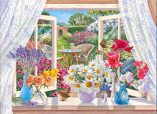 House of Puzzles Puzzle Summer Breeze 250 große Teile Landschaft