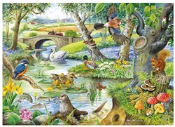 House of Puzzles Puzzle Tales of the River 500 XL Teile Tiere