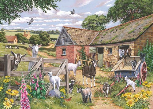 House of Puzzles Puzzle XL 500 große Teile Just Kidding Nostalgie
