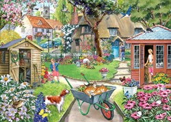 House of Puzzles Puzzle Bloomin Lovely 500 XL Teile Blumenmotiv