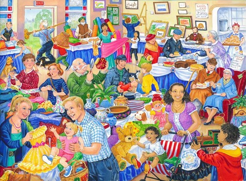 House of Puzzles XXL Teile - Flohmarkt - 500 Teile