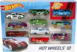 Hot Wheels Geschenkset - Spielzeugautos 10er-Pack mit exklusivem Auto