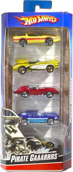 Hot Wheels Geschenkset 5 Autos - Spielzeugautos aus Metall