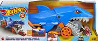 Hot Wheels Spielzeug Hai Transporter mit Auto und Aufbewahrungsfunktion