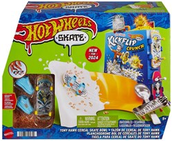 Hot Wheels Tony Hawk Skateboard Spielset Frühstücksschale Fingerboard