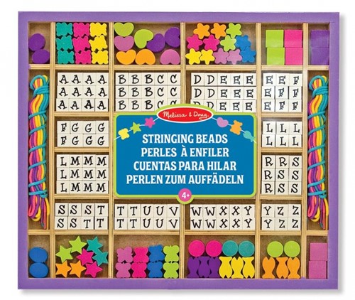 Melissa & Doug Buchstabenperlen aus holz 
