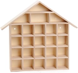 Playwood Holz Buchstabenregal Haus - Kreatives Kinderzimmer Deko Regal