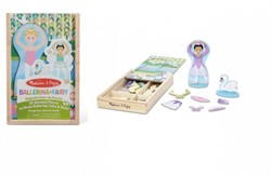 Melissa & Doug Houten magneetset- ballerina/fee