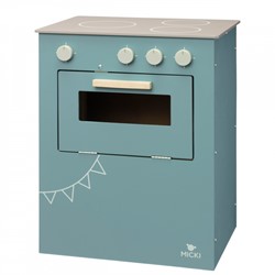 Micki Holzspielküche - blau - Kinderküche Spielzeug für Kinder