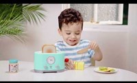 Hape Spielzeug Toaster Pop-up Set - Interaktives Holz Küchenspielzeug-3