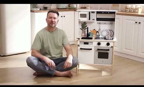 Hape moderne Spielküche - Holz Kinderküche mit Zubehör-3