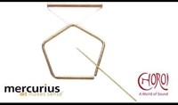 Choroi Pentangel Musikinstrument Bronze gehämmert Set mit Zubehör-2