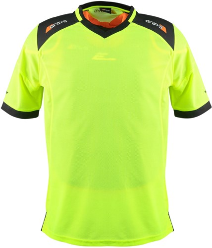 Grays Hockey Torwarttrikot Smock Kurzarm Fluo Gelb Small
