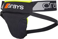 Grays Hockey Abdo Guard Schutzmaterial Schwarz Fluo Gelb One Size