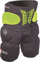 Grays Hockey Torwartausrüstung 500 Pad Shorts schwarz gelb XS Schutz