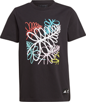 Adidas T-Shirt All Blacks Rugby - 164 Baumwolle Kinder Sport