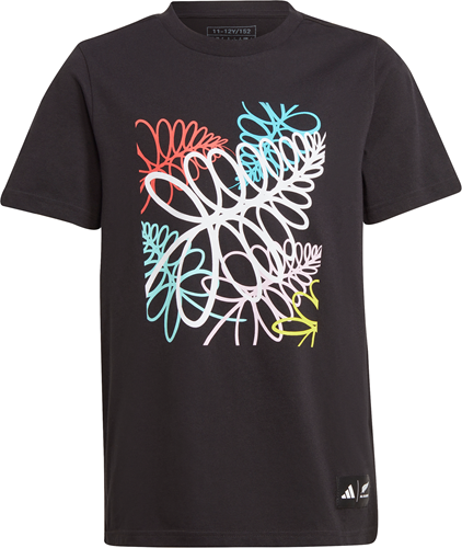 Adidas T-Shirt All Blacks Rugby - 164 Baumwolle Kinder Sport