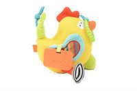 Dolce Toys Spielzeug Klassisches Aktivitäts-Kuscheltier Huhn Henny - 26 cm