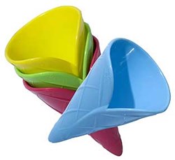 Spielstabil Sandspielzeug Eiswaffel Pastell – Sandform für Kinder