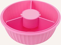 Yumbox Poke Bowl rosa Lunchbox mit 3-Fach-Trenner und Dip-Behälter