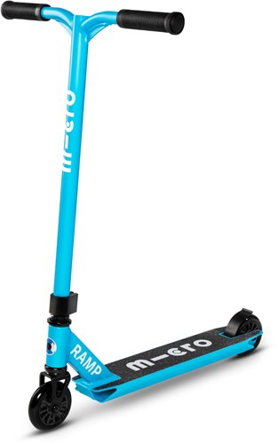Micro Freestyle Scooter RAMP Cyan - Kinderroller blau - akrobatisch
