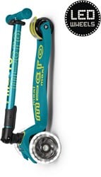 Micro Step Maxi Deluxe faltbare LED petrolgrün
