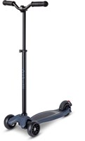 Micro Scooter Kickboard Reloaded Blau mit verstellbarem Lenker und Licht