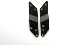 Micro Scooter Zubehör Halterplatten Flex Black - Ersatzteile für Scooter