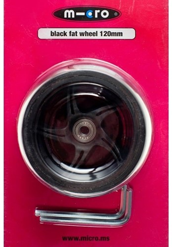 Micro Scooter Rad 120 mm - Fat Wheel - extra breit für Rocket und Kickboard Monster