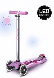 Micro Maxi Micro Scooter Glow+ LED Lila - leuchtender Kinderroller