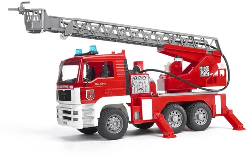 BRUDER MAN Fire engine with selwing ladder Spielzeugfahrzeug