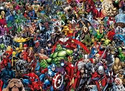 Clementoni Puzzle Marvel 1000 Teile - Impossible Avengers Jigsaw