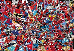 Clementoni Puzzle Spider-Man 1000 Teile - Impossible Marvel Superheldenpuzzle