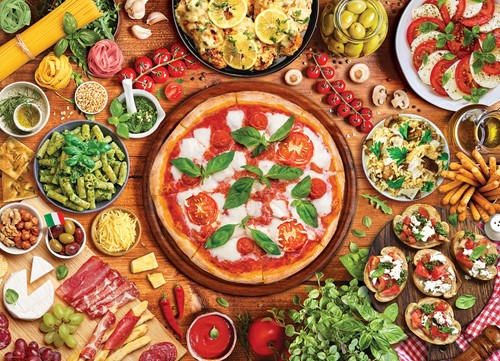 Eurographics Italienischer Tisch Jigsaw Puzzle - 1000 Teile